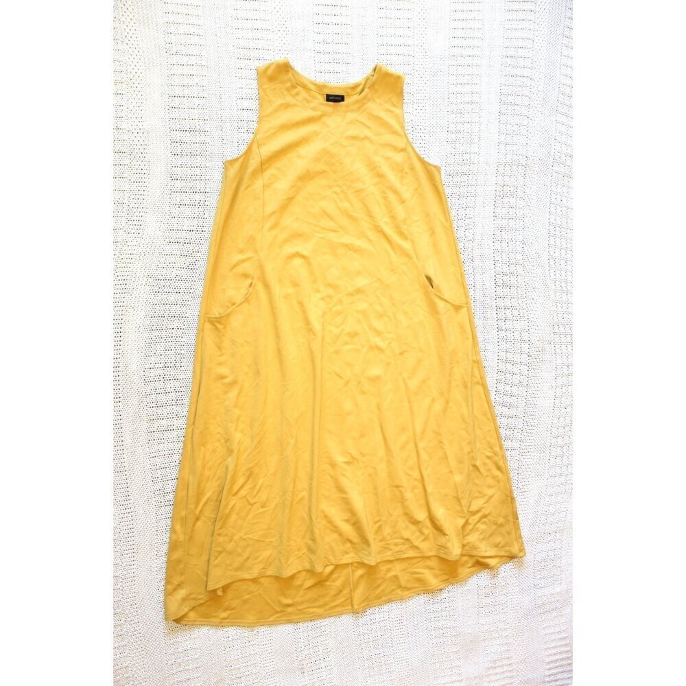 J. Jill Wearever Collection A-line Chamomile Maxi Dress Large Pockets Fall Comfy - Picture 4 of 9